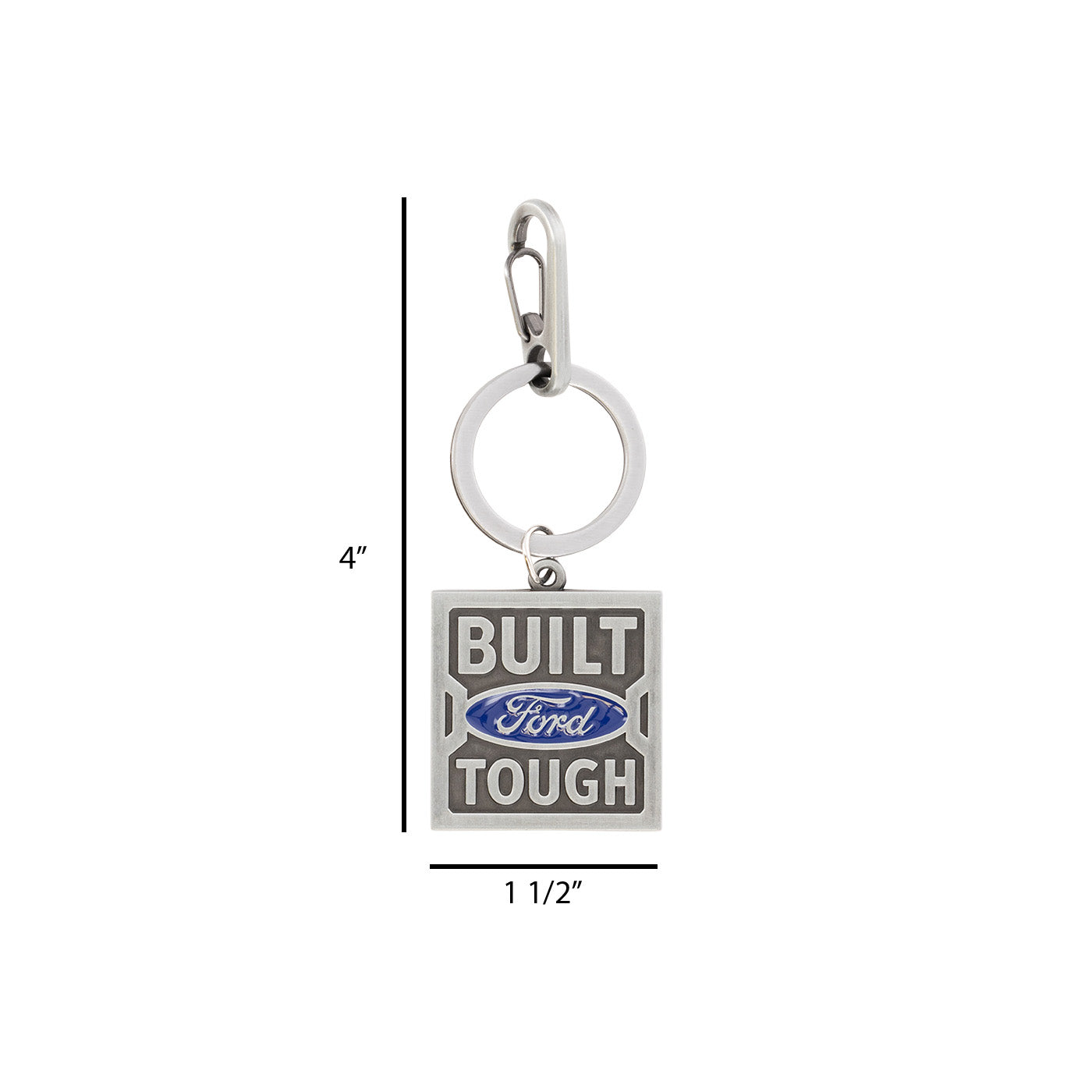 Built Ford Tough Logo Keychain