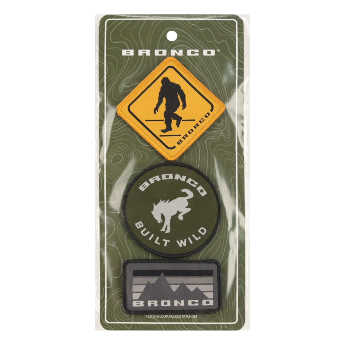 Ford Bronco 3 Pack Patch Set