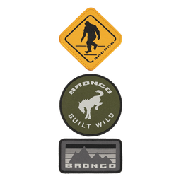 Ford Bronco 3 Pack Patch Set