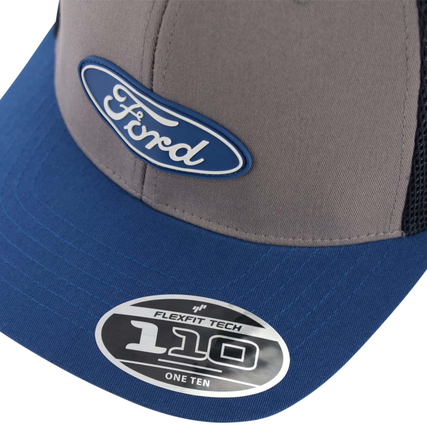 Ford Logo Flexfit Oval Patch Snapback Hat
