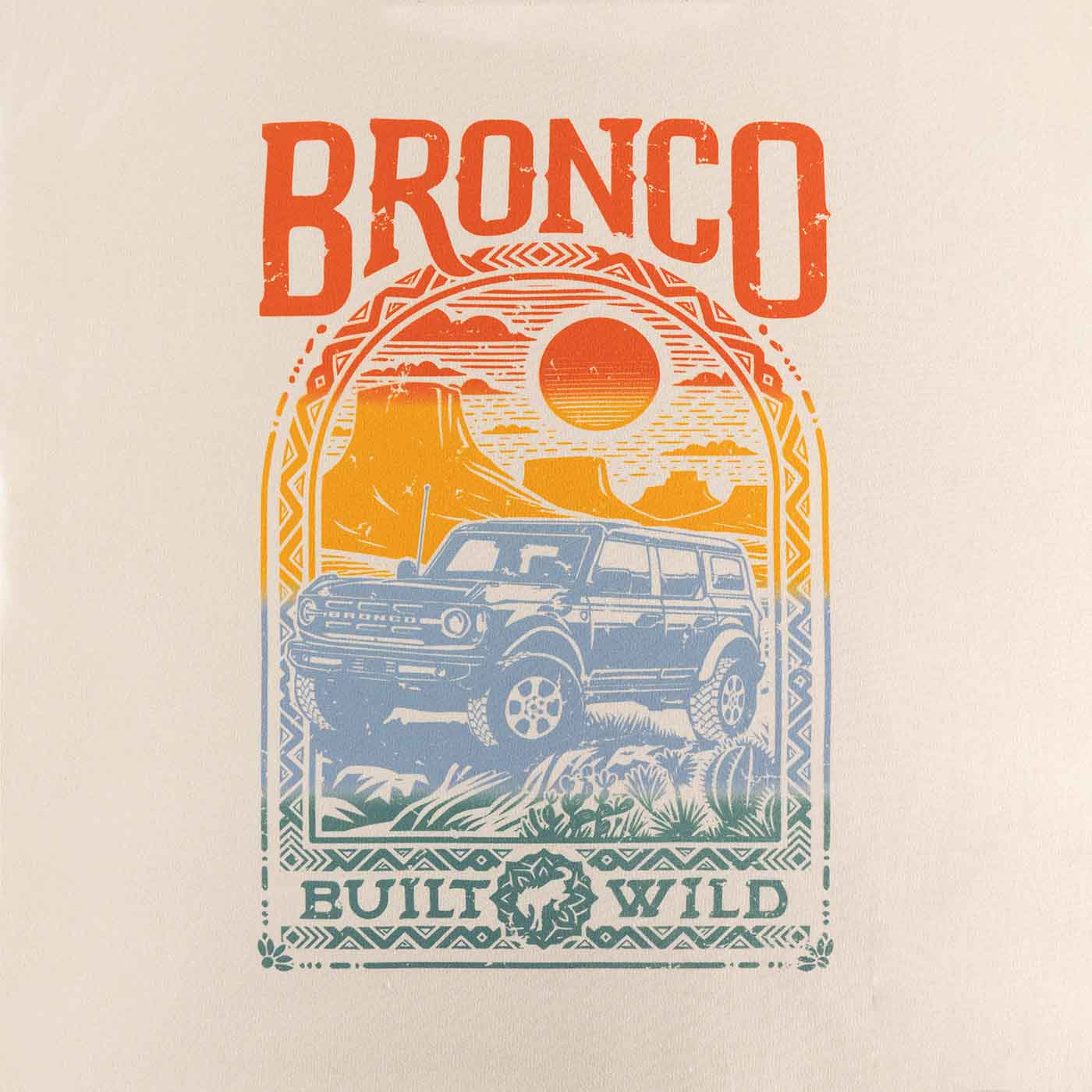 Bronco Built Wild Women's Hooded Pullover Sweatshirt