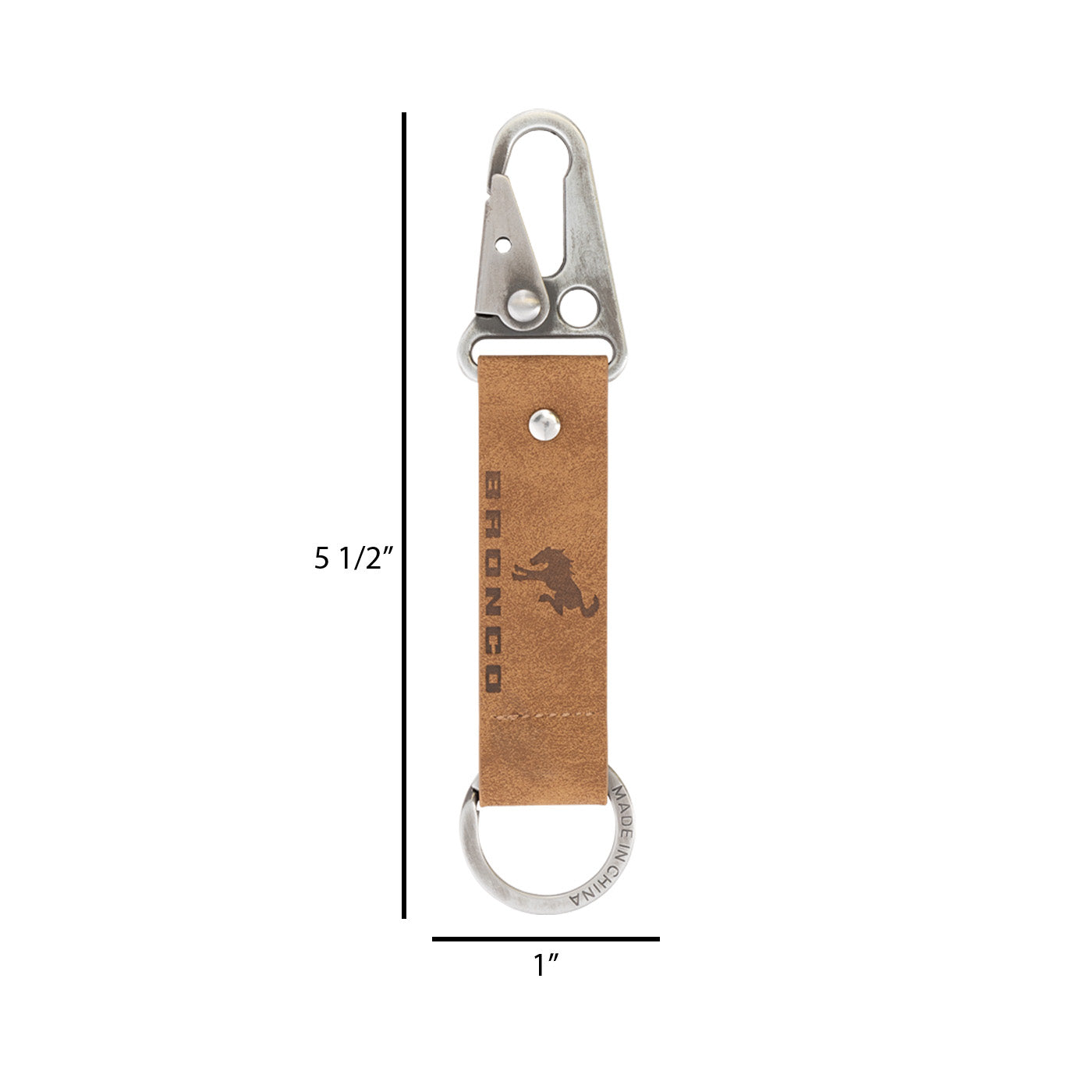 Bronco Carabiner Keychain