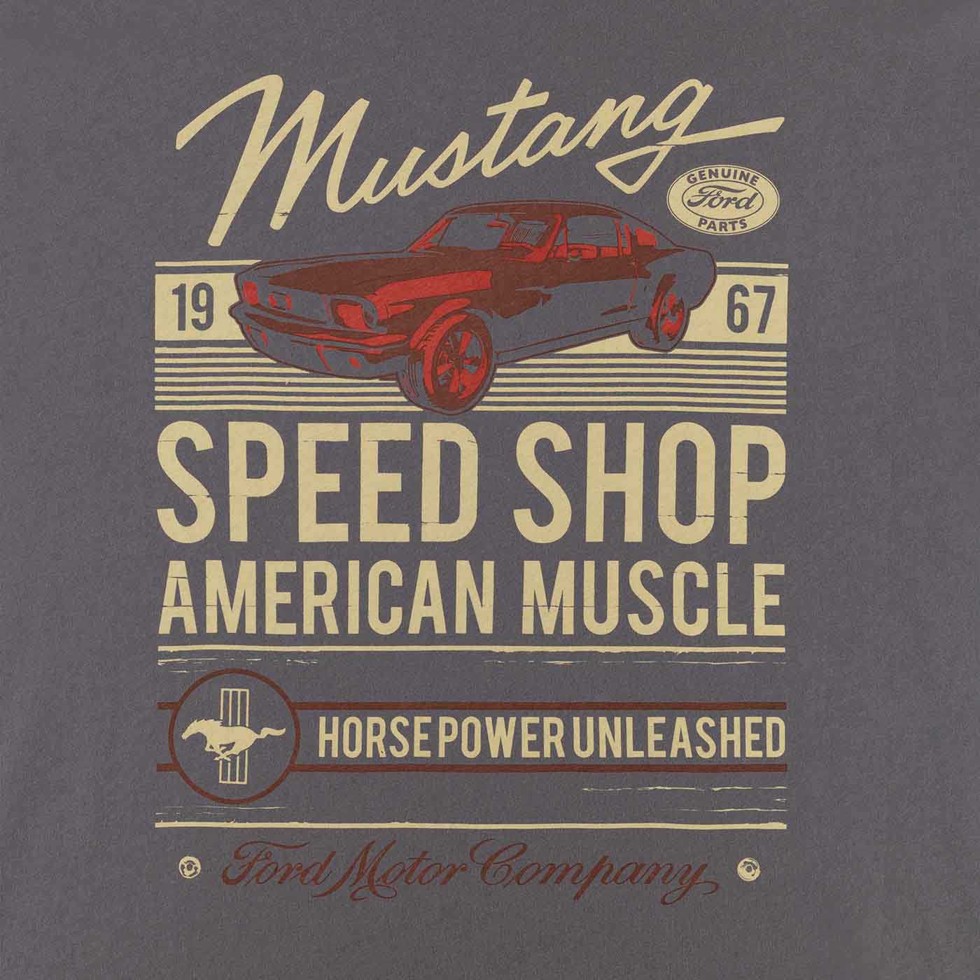 Mustang Men's Speed Shop T-Shirt