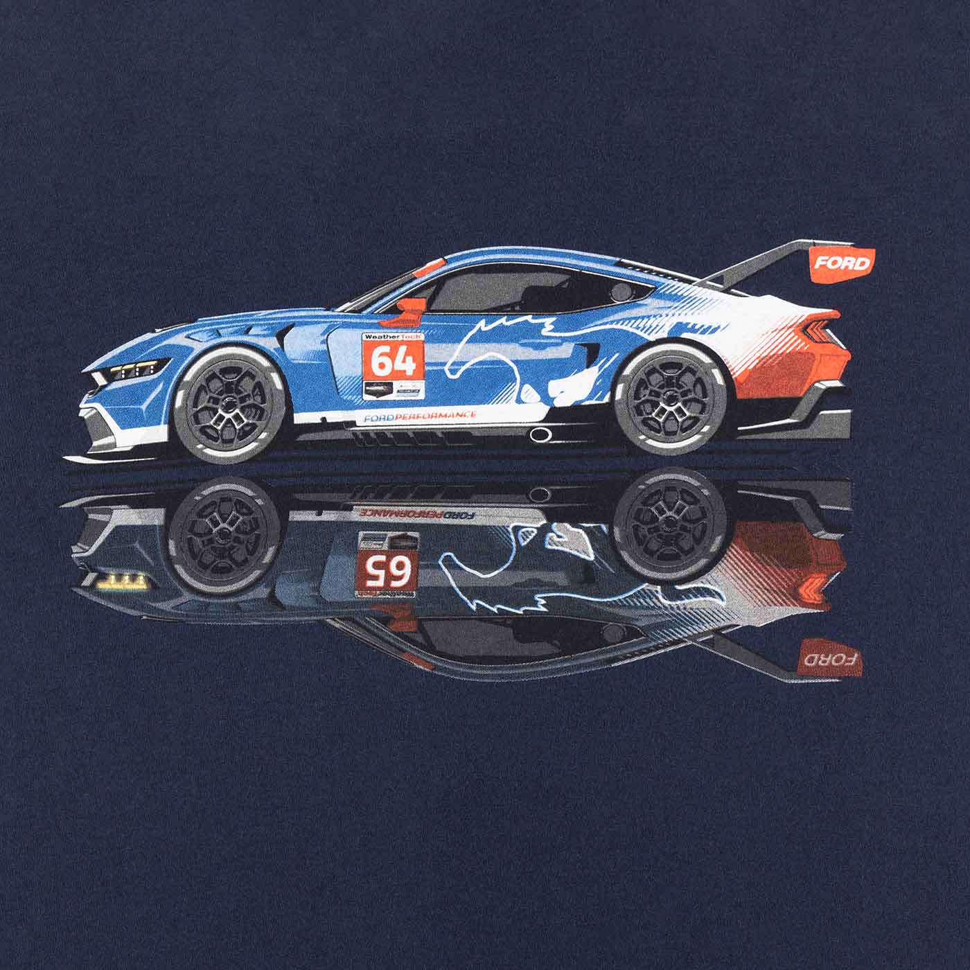 Mustang GT3 Reflection Men’s T-Shirt