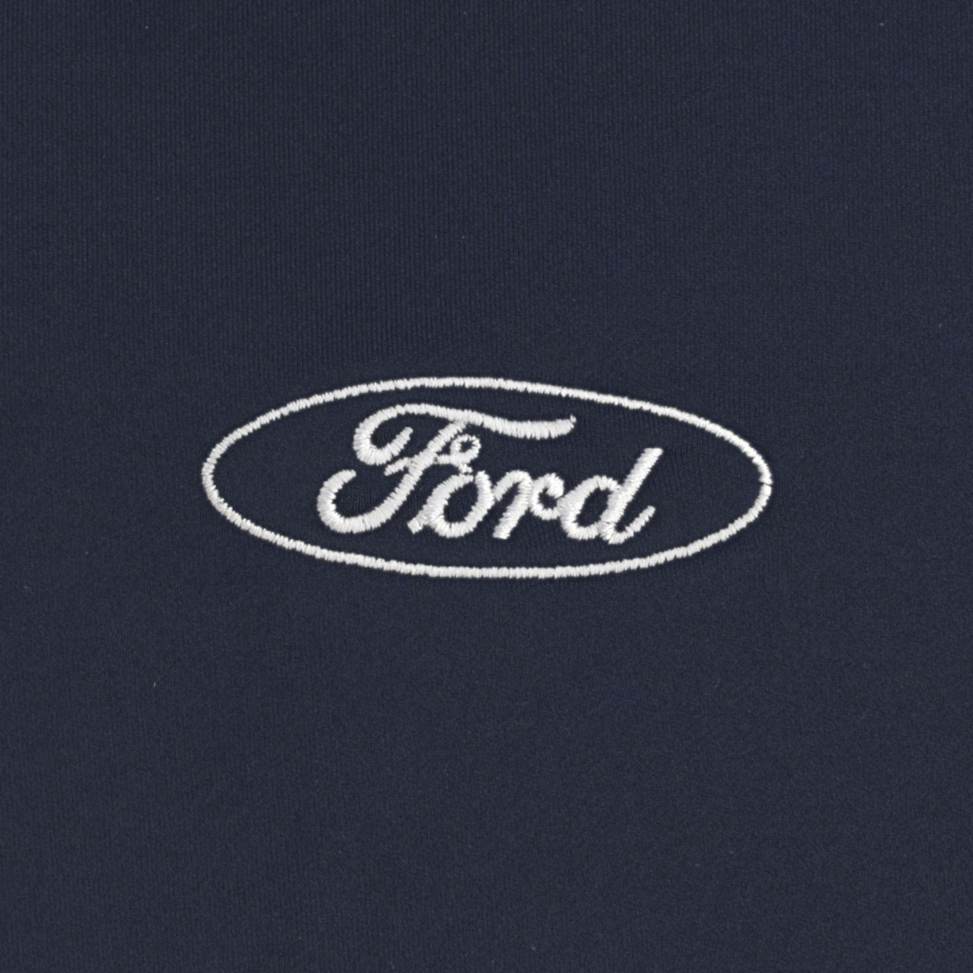 Ford Executive Peter Millar OVAL LOGO Men's Perth Stretch Loop Terry Quarter-Zip Pullover