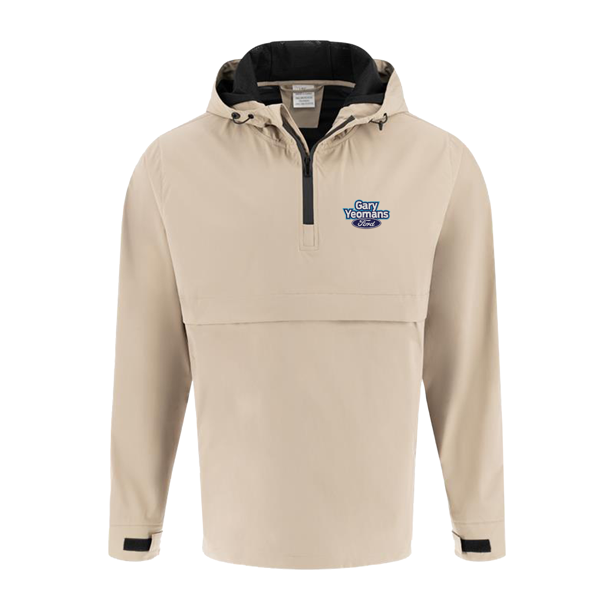 Ford Dealer Custom Men's 1/4 Zip Packable Windbreaker