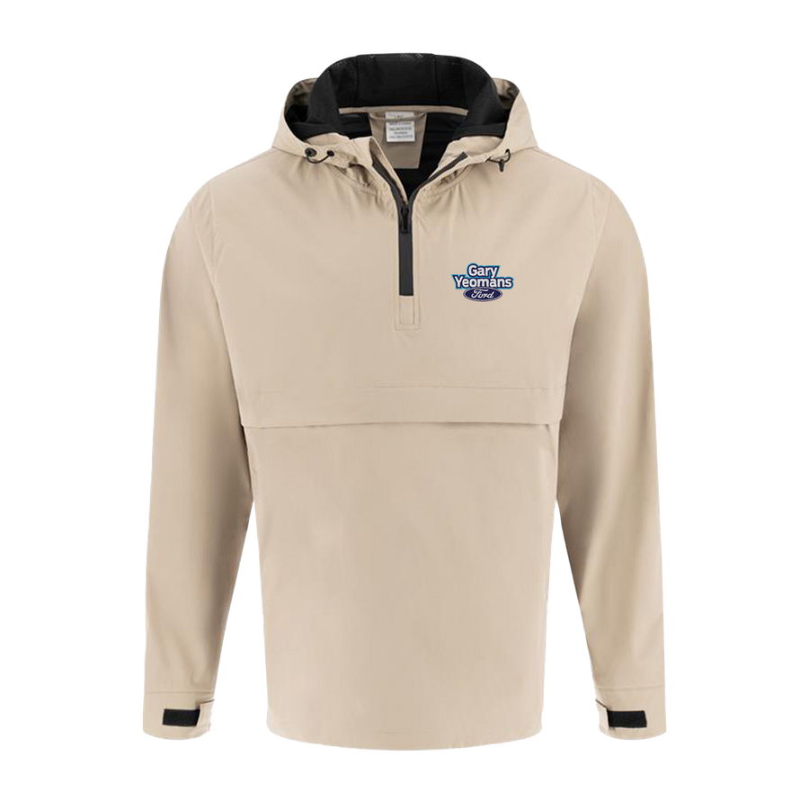 Ford Dealer Custom Men's 1/4 Zip Packable Windbreaker