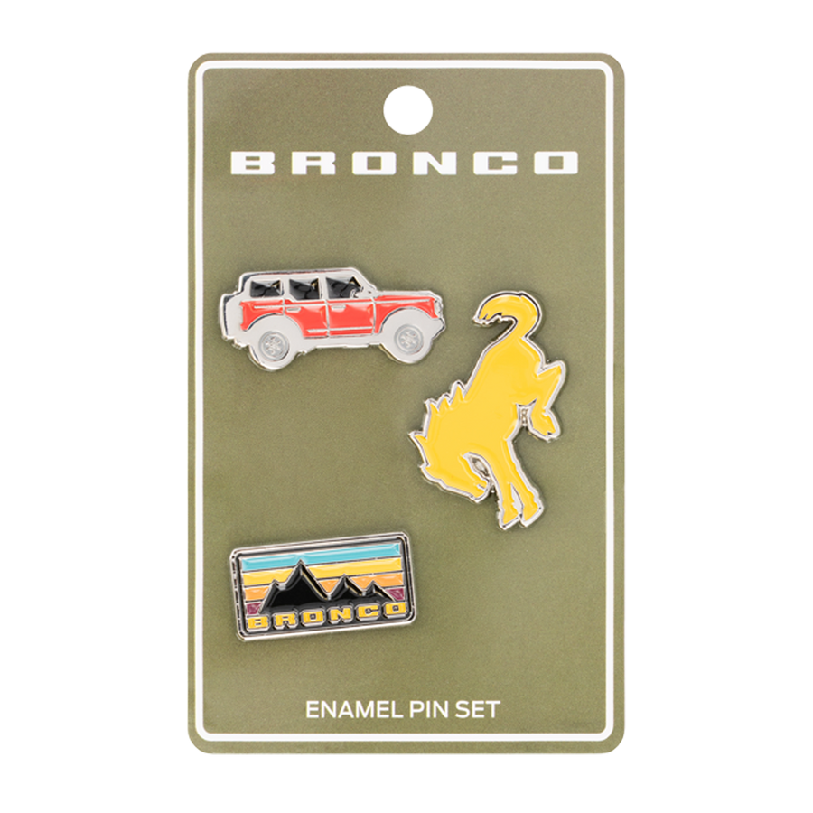 Bronco Pin Set