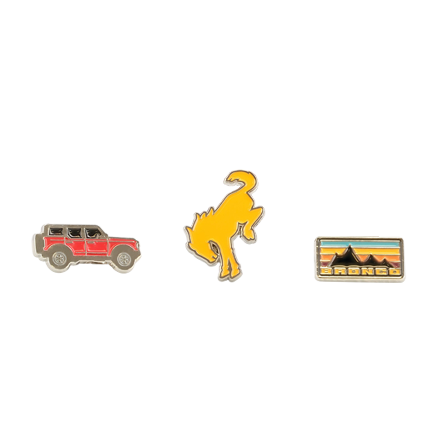 Bronco Pin Set