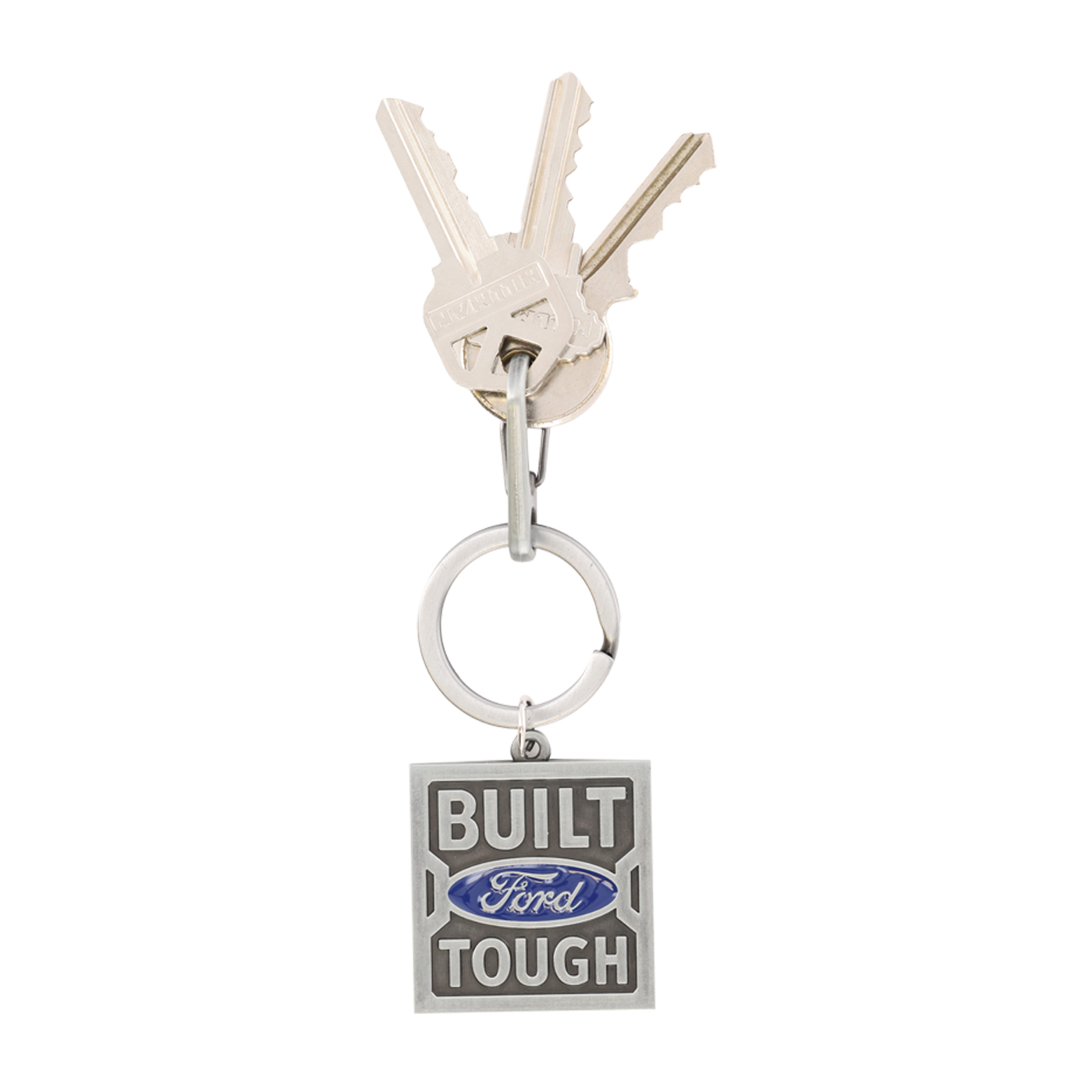 Built Ford Tough Logo Keychain