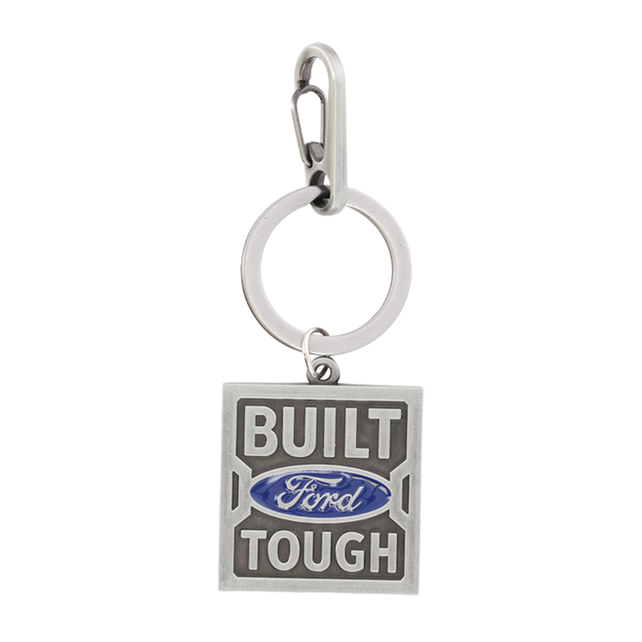 Built Ford Tough Logo Keychain