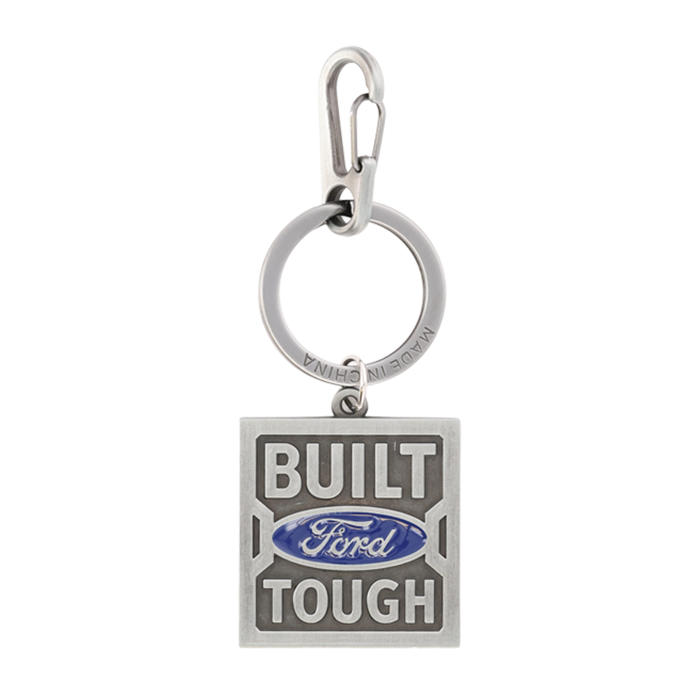 Built Ford Tough Logo Keychain