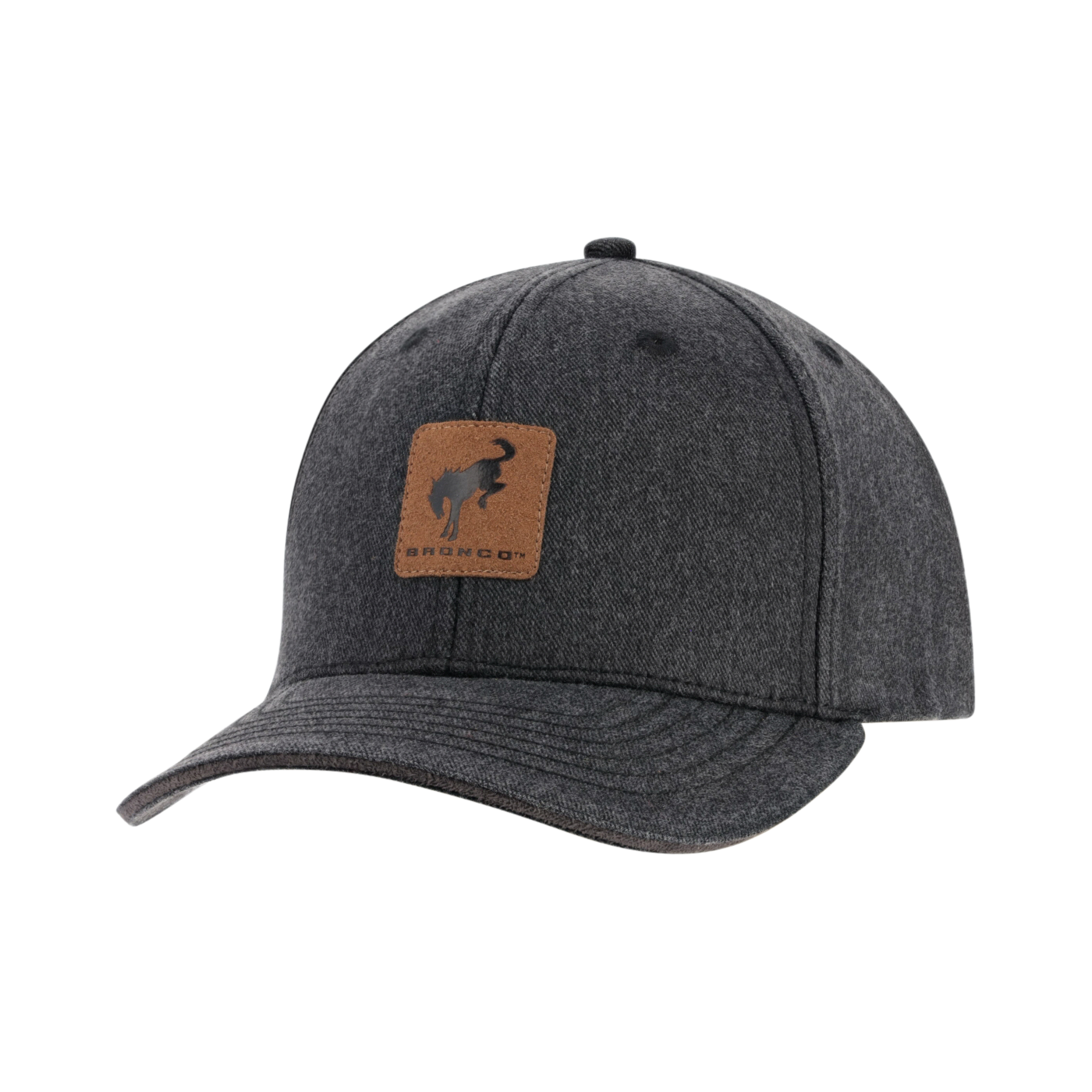 Ford Bronco Buck Leather Patch Slideback Hat