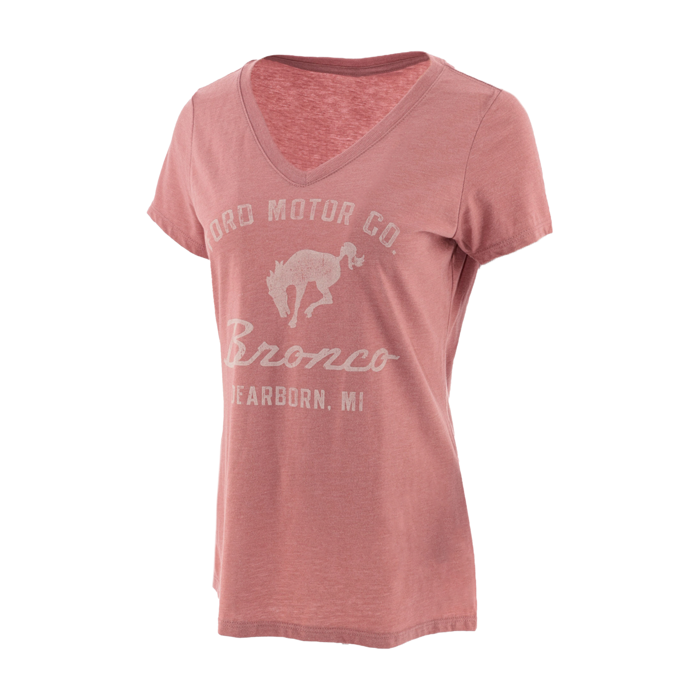 Ford Bronco Women's Vintage Logo V-Neck T-Shirt