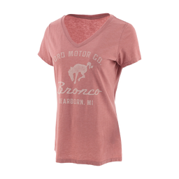 Ford Bronco Women's Vintage Logo V-Neck T-Shirt