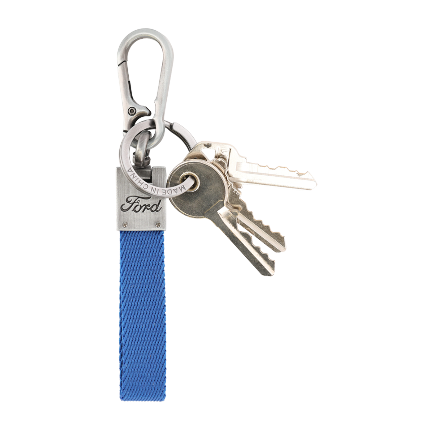 Ford Script Webbing Keychain