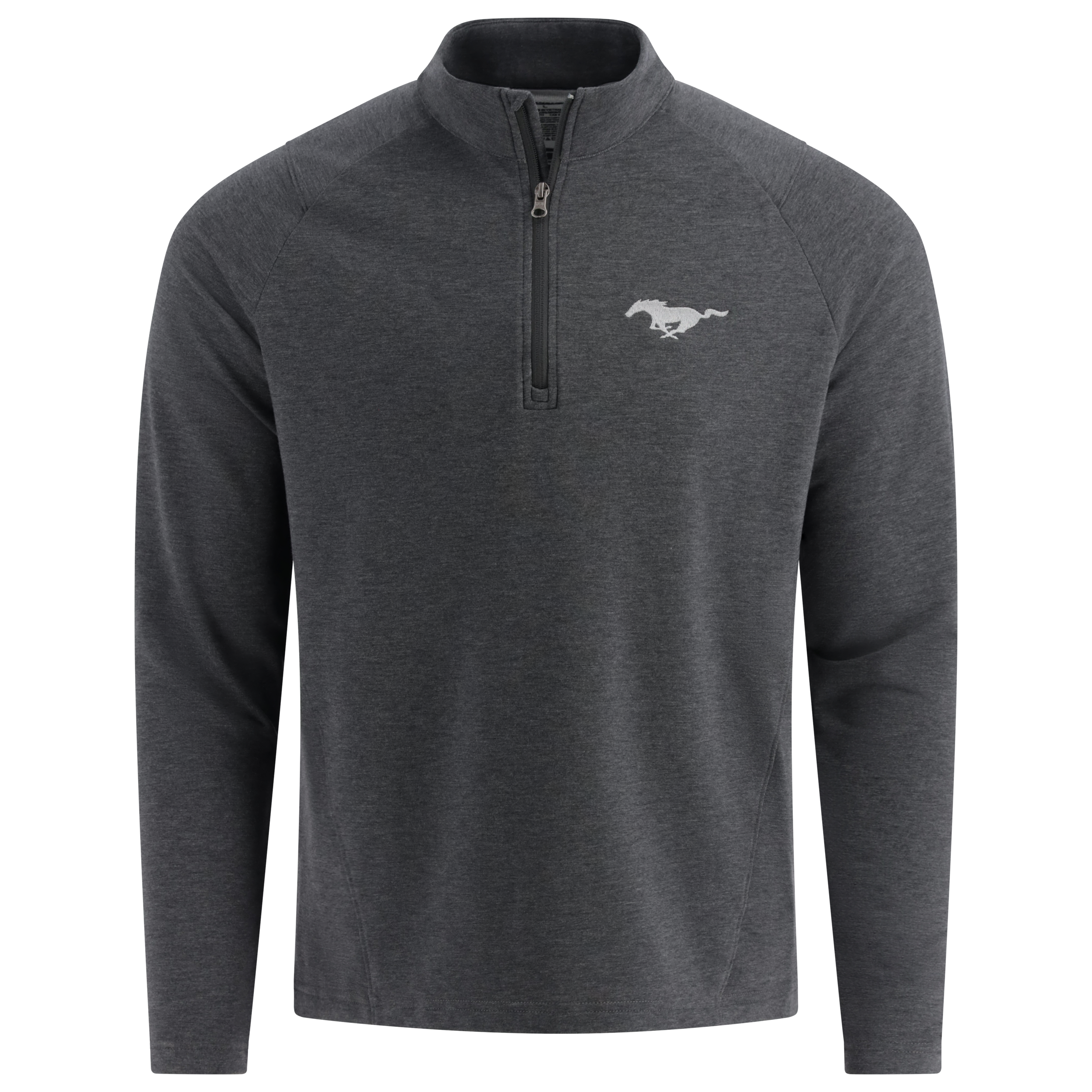 Ford Mustang History Diamond Heather 1/4-Zip Pullover