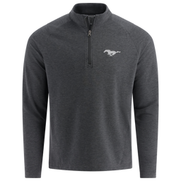 Ford Mustang History Diamond Heather 1/4-Zip Pullover