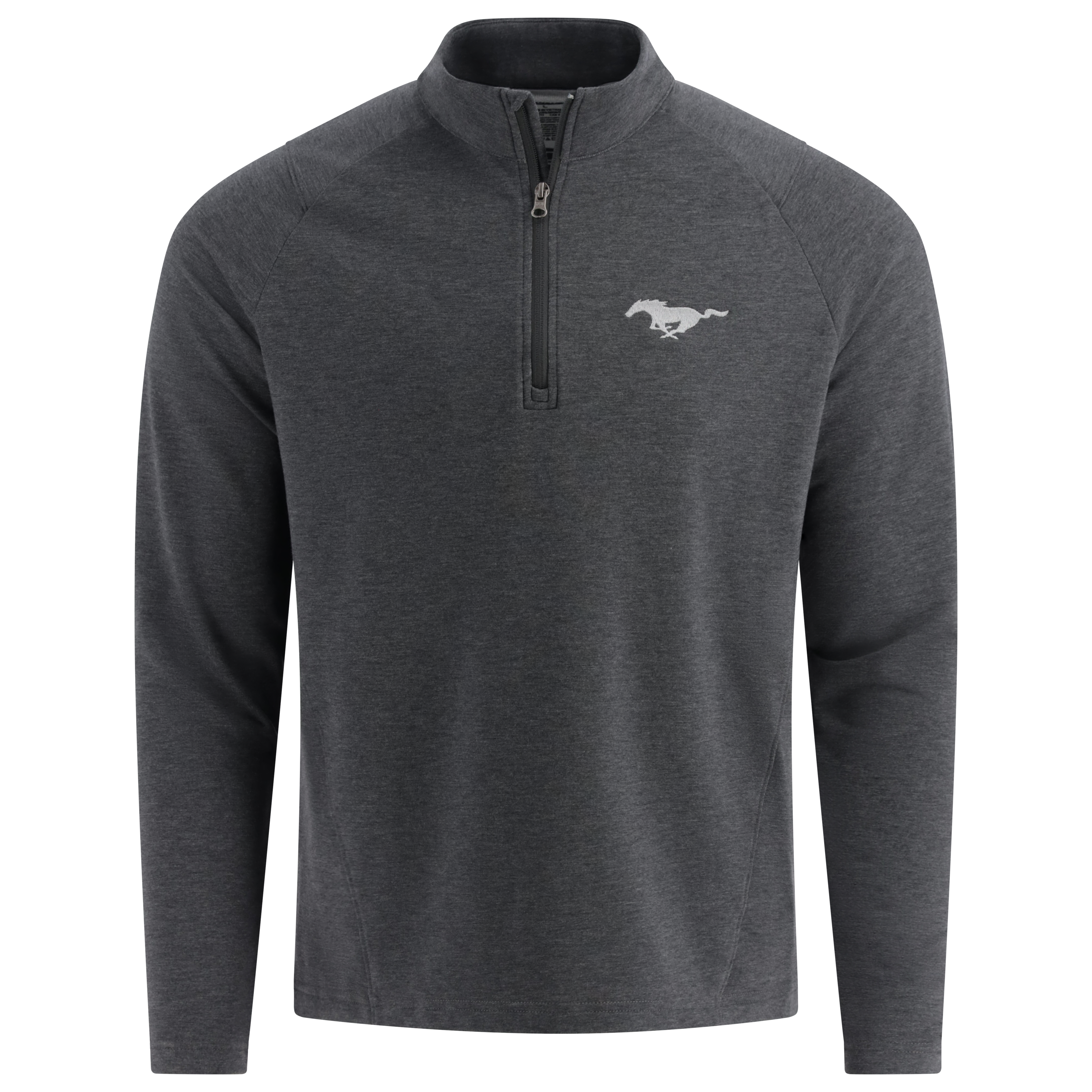 Ford Mustang History Diamond Heather 1/4-Zip Pullover