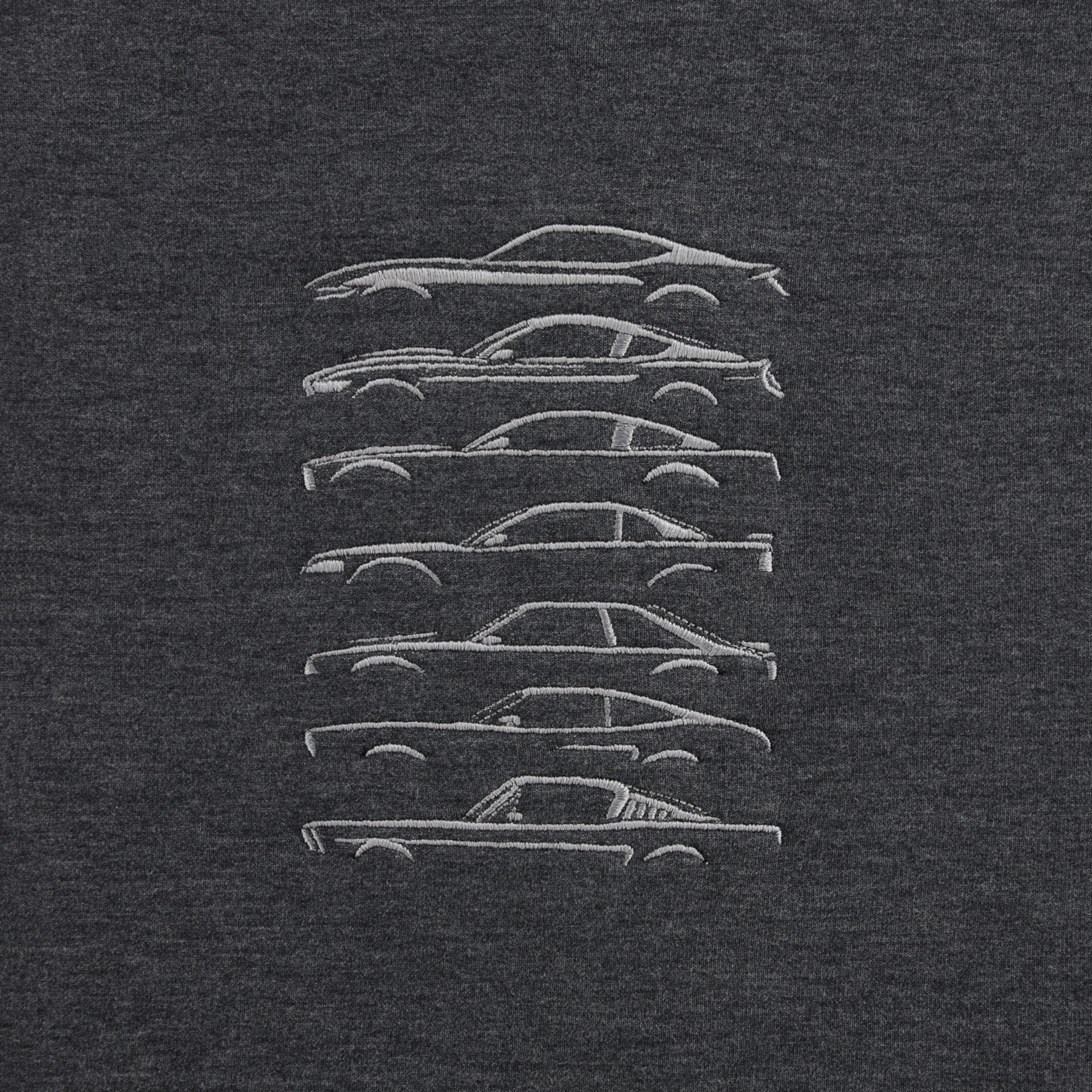 Ford Mustang History Diamond Heather 1/4-Zip Pullover