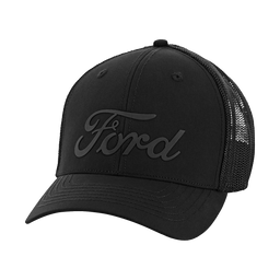Ford Logo Black Reflective Stretch Fit Hat
