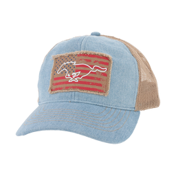 Ford Mustang Patriotic Pony Snapback Hat