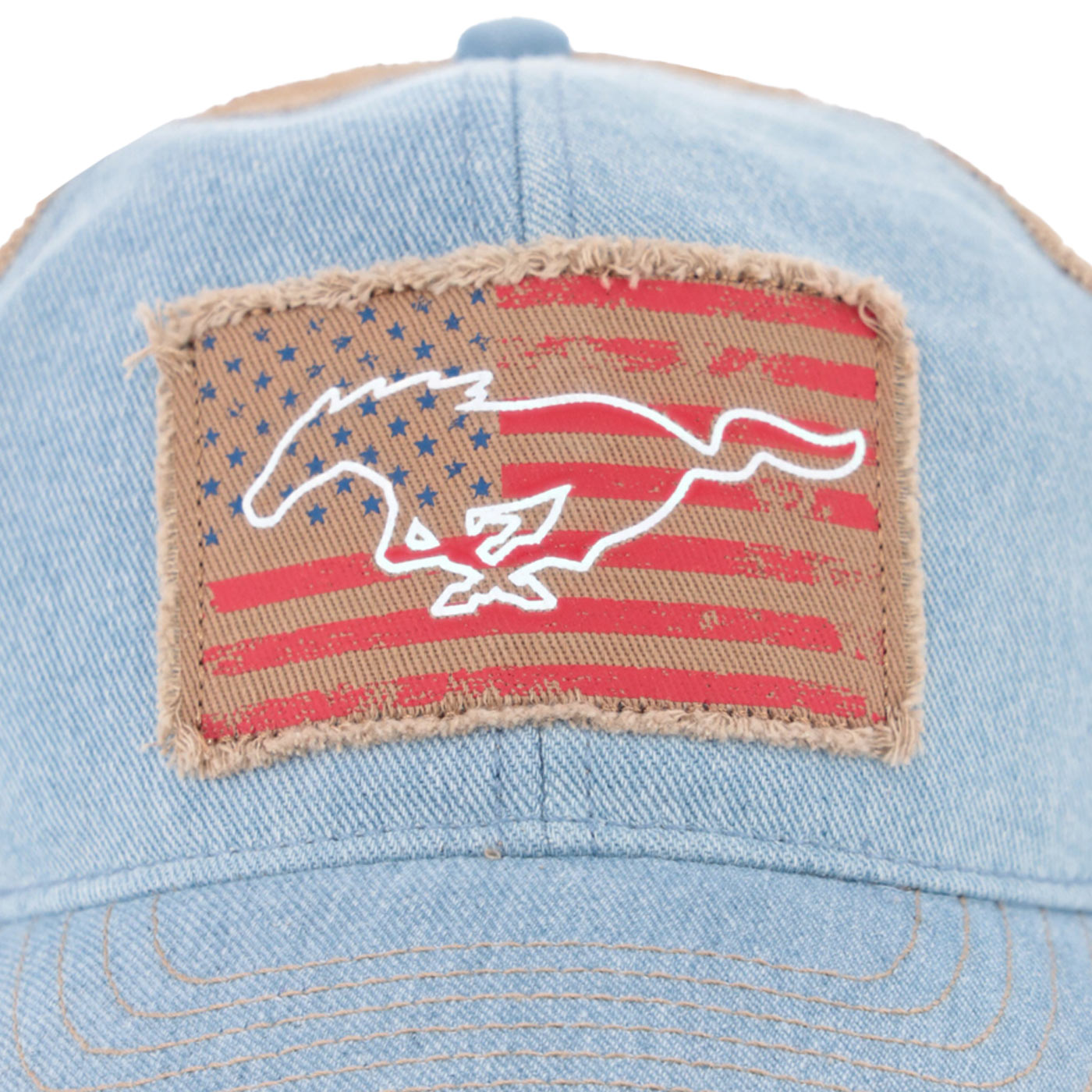 Ford Mustang Patriotic Pony Snapback Hat