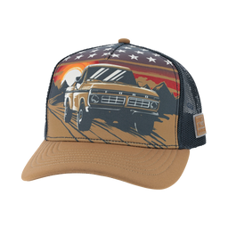 Ford Trucks Vintage Patriot Snapback Hat