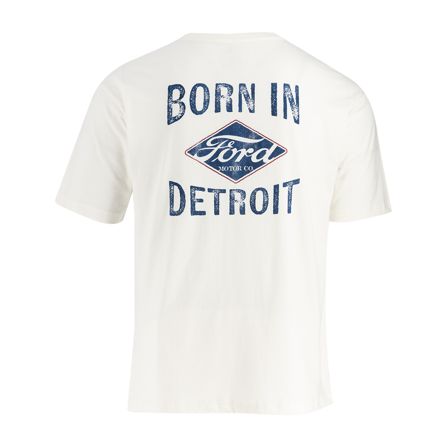 Ford Vintage Logo Born in Detroit Men's T-Shirt