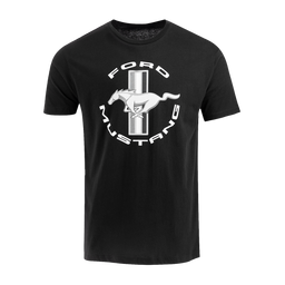 Ford Mustang Men's Tribar Greyscale T-Shirt