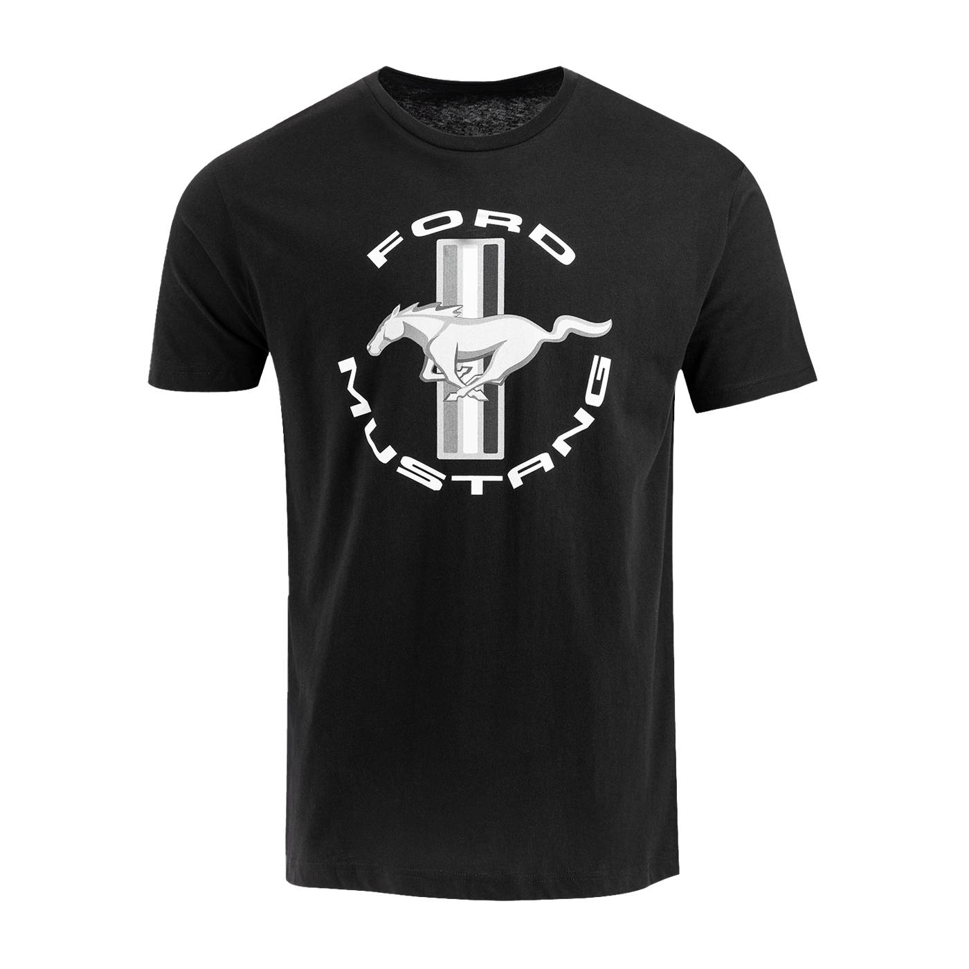 Ford Mustang Men's Tribar Greyscale T-Shirt