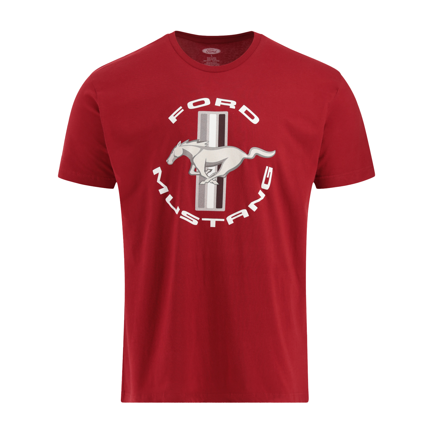 Ford Mustang Men's Tribar Greyscale T-Shirt