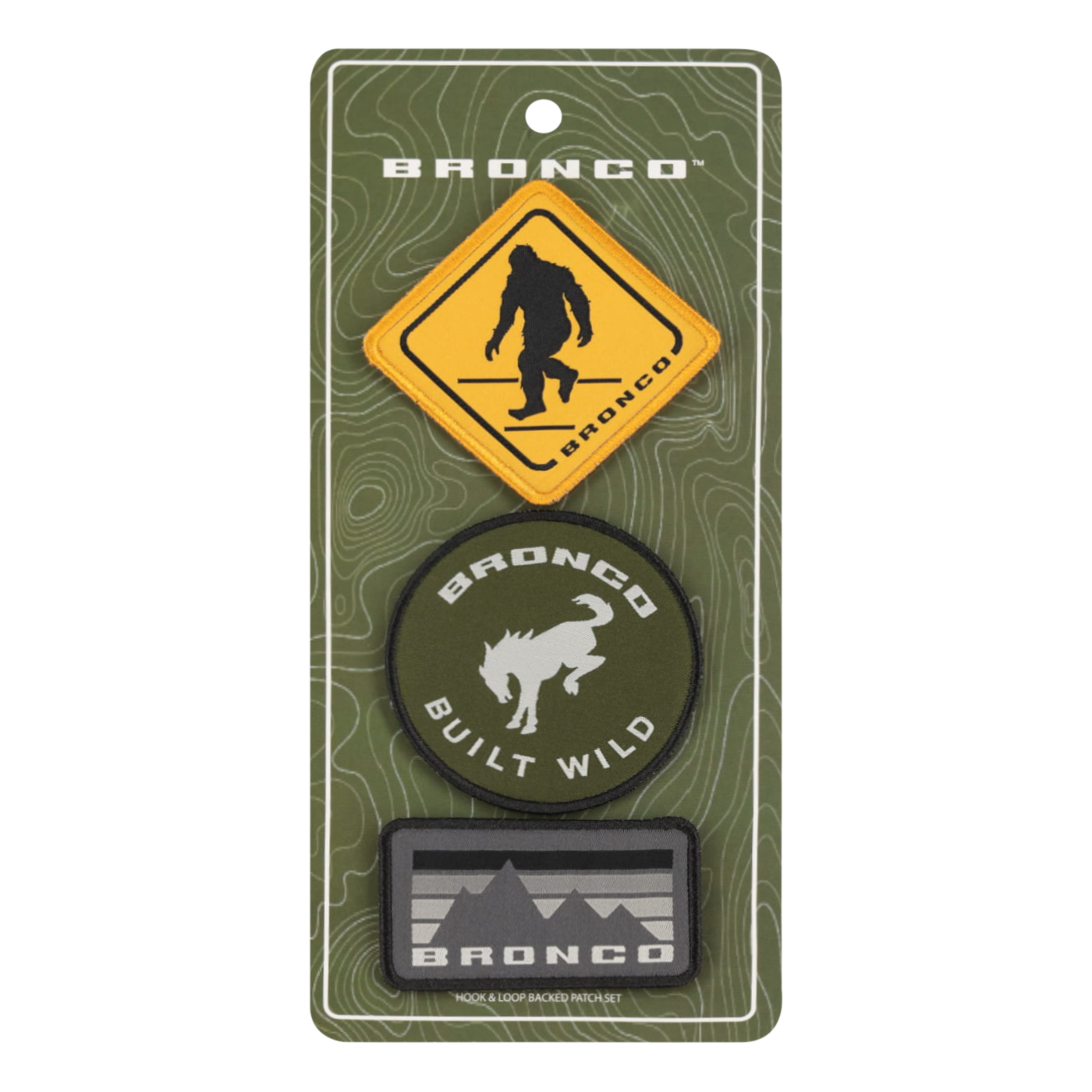 Ford Bronco 3 Pack Patch Set