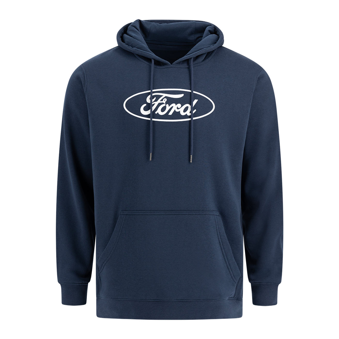 Ford Men's Oval Printed Hooded Fleece Pullover