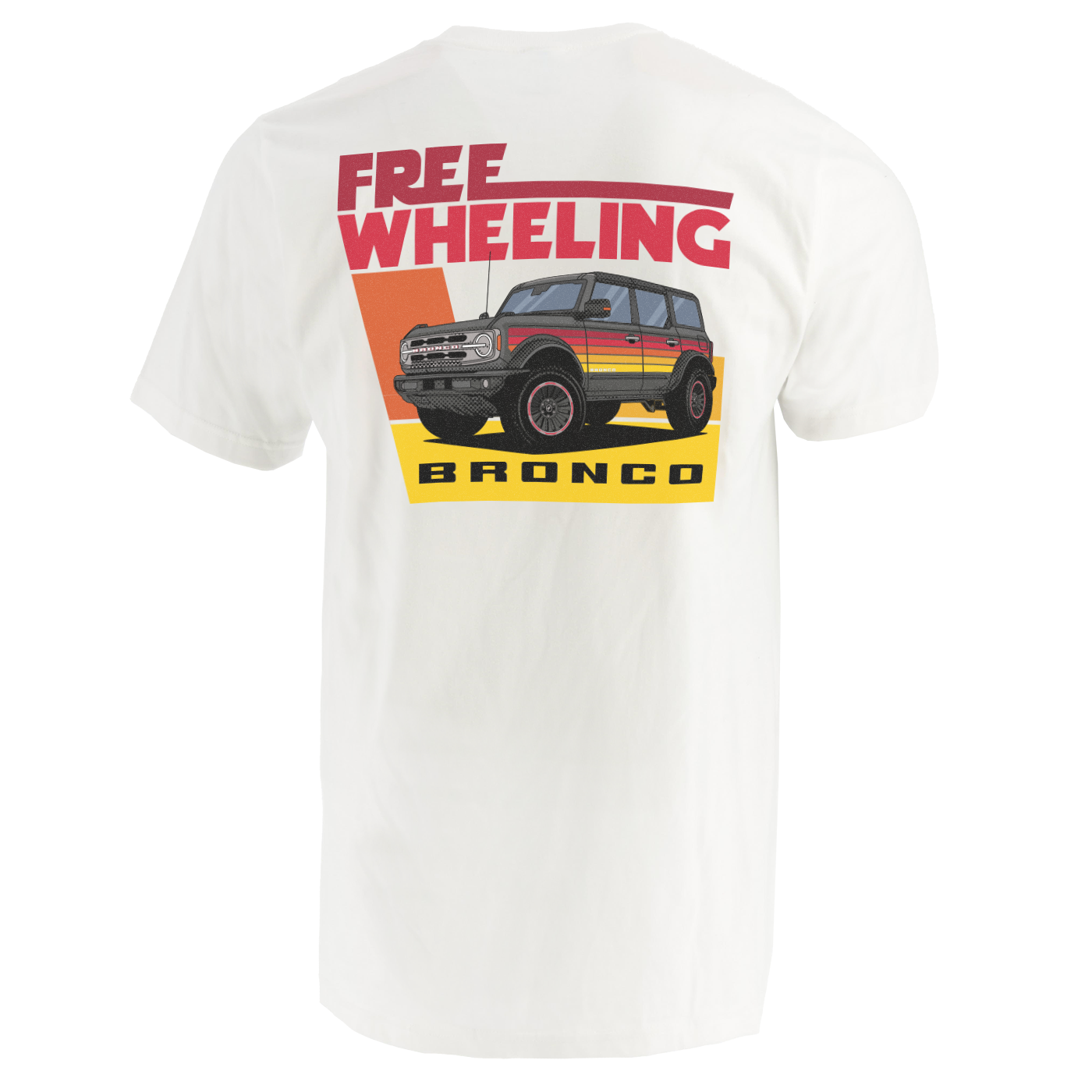 Ford Bronco Free Wheeling Men's Retro T-Shirt
