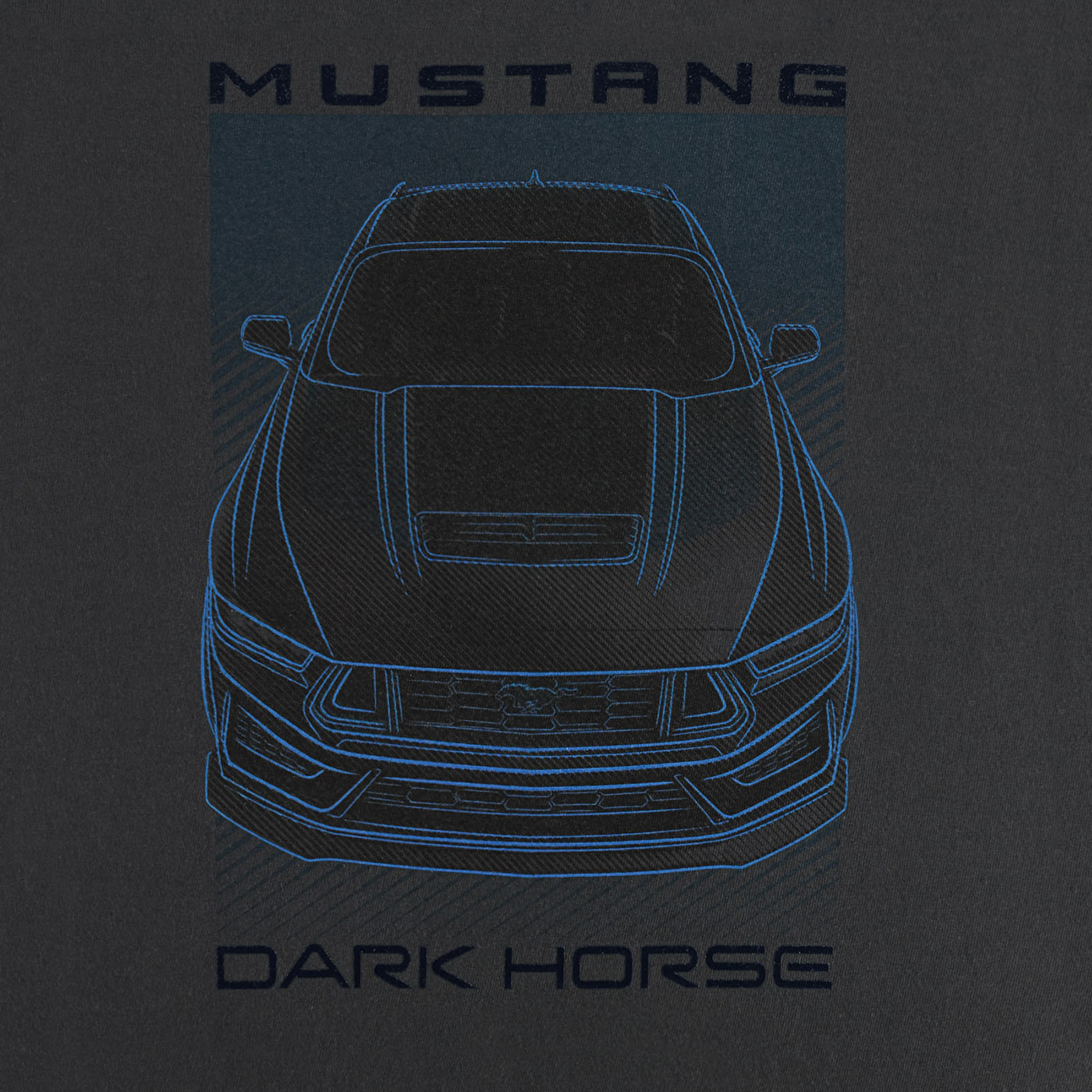 Ford Mustang Men's Dark Horse Graphic T-Shirt