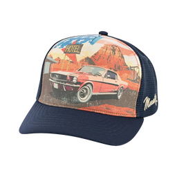Ford Mustang Vintage Route Trucker Hat
