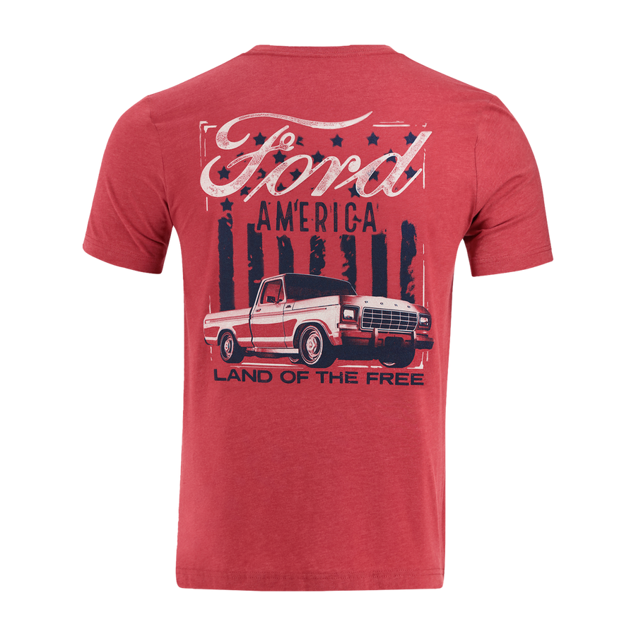 Ford Trucks Land Of The Free Men's T-Shirt