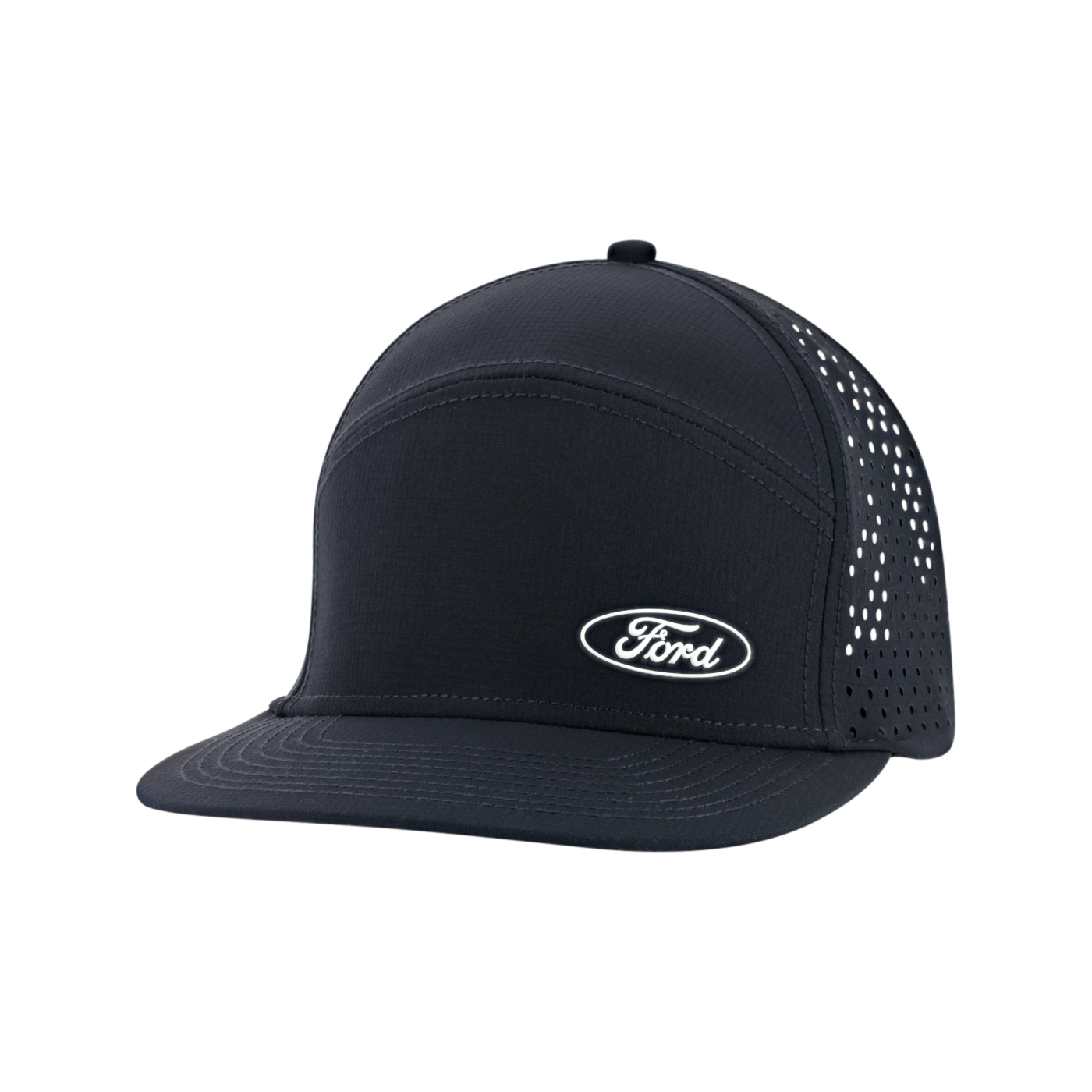 Ford Logo Silicone Oval Stretch Fit Hat