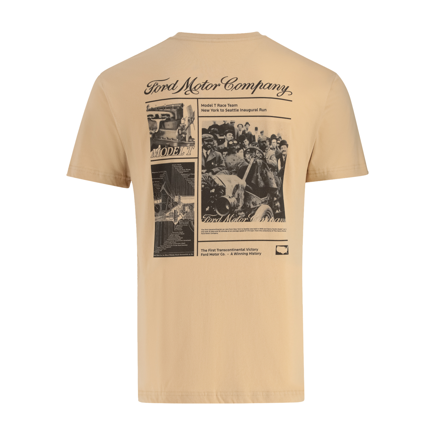 Ford Motor Company Newspaper Men's T-Shirt