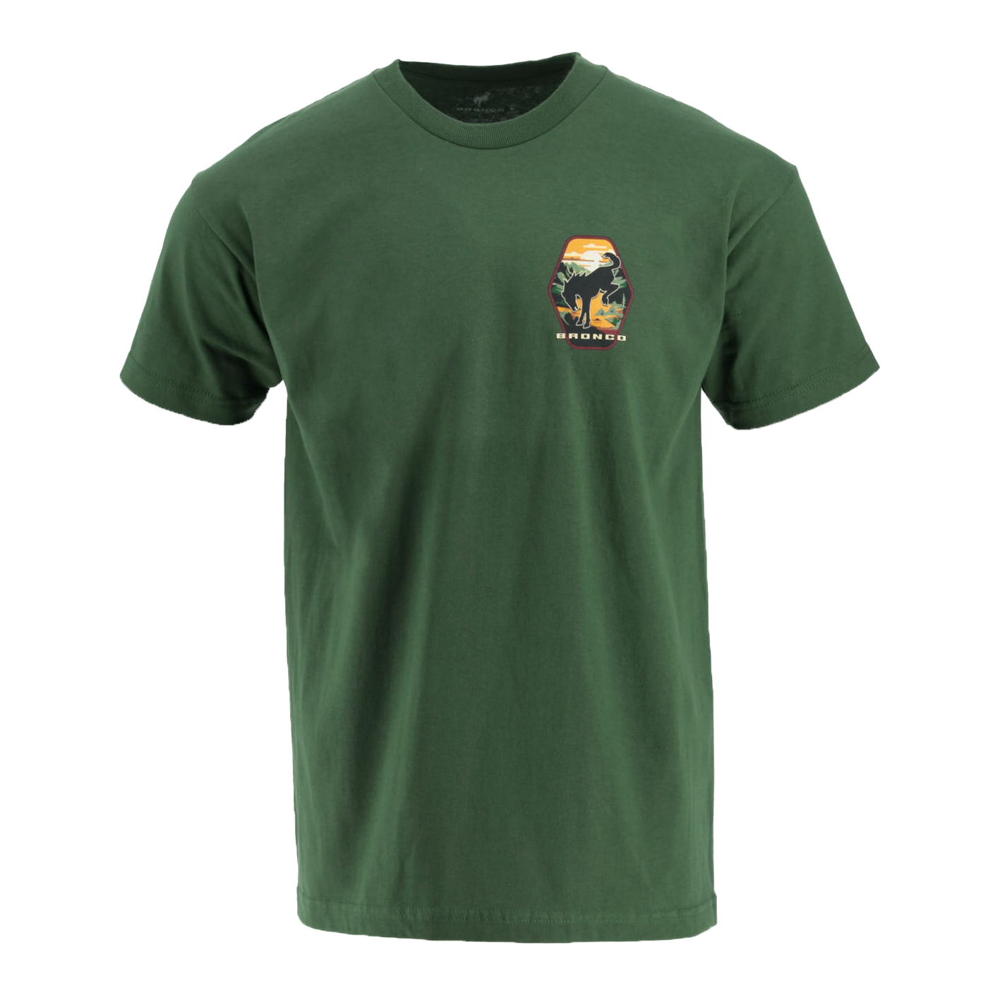 Ford Bronco Men's Built Wild Badge Short Sleeve T-Shirt