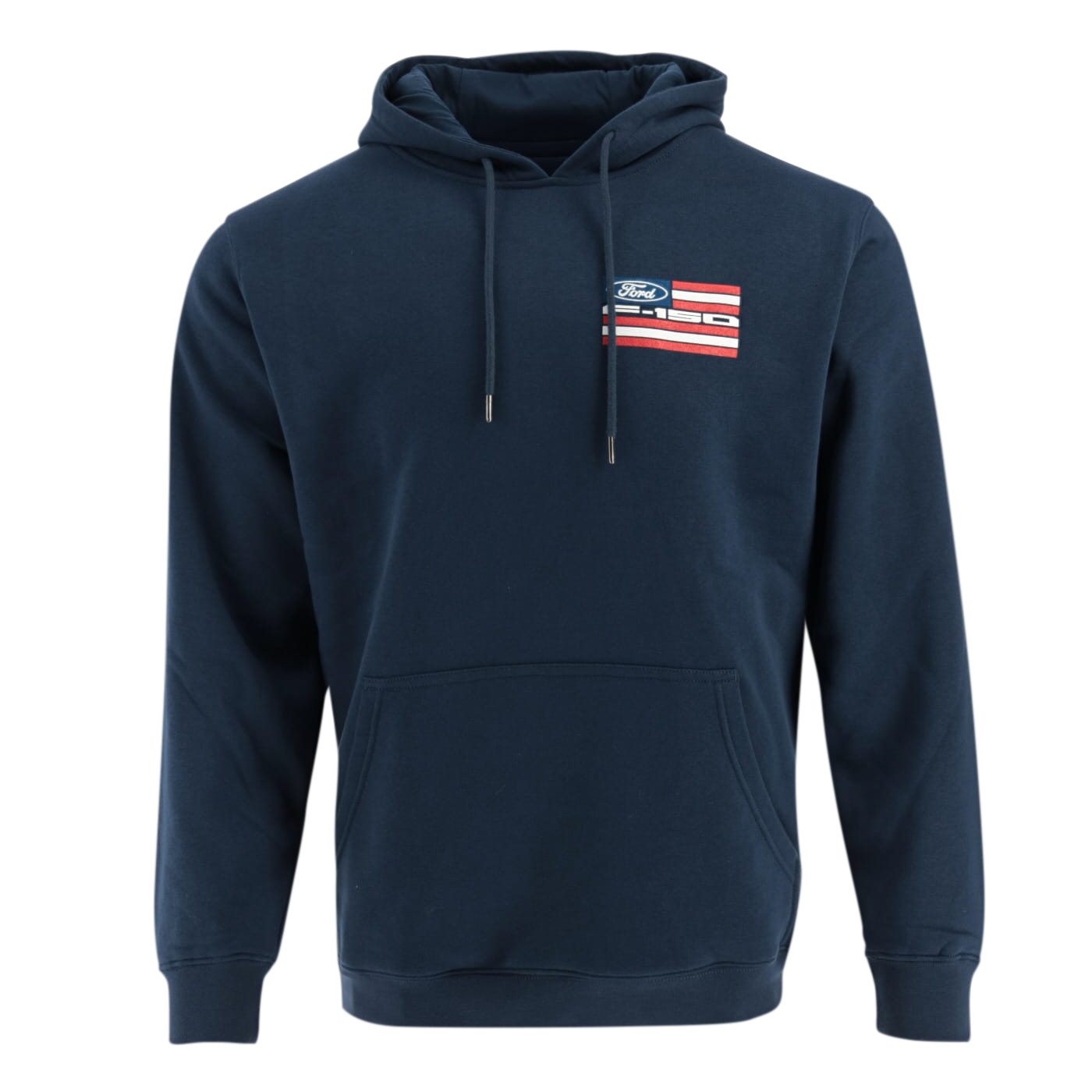 Ford Trucks F-150 Flag Men's Hooded Pullover Sweatshirt
