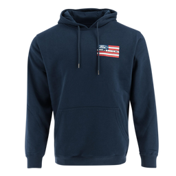 Ford Trucks F-150 Flag Men's Hooded Pullover Sweatshirt