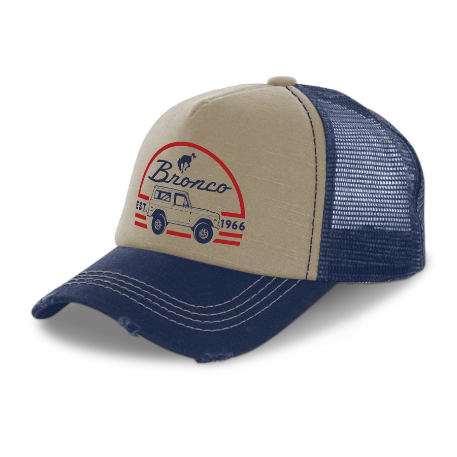 Ford Bronco Vintage 4-Wheel Drive Snapback Hat