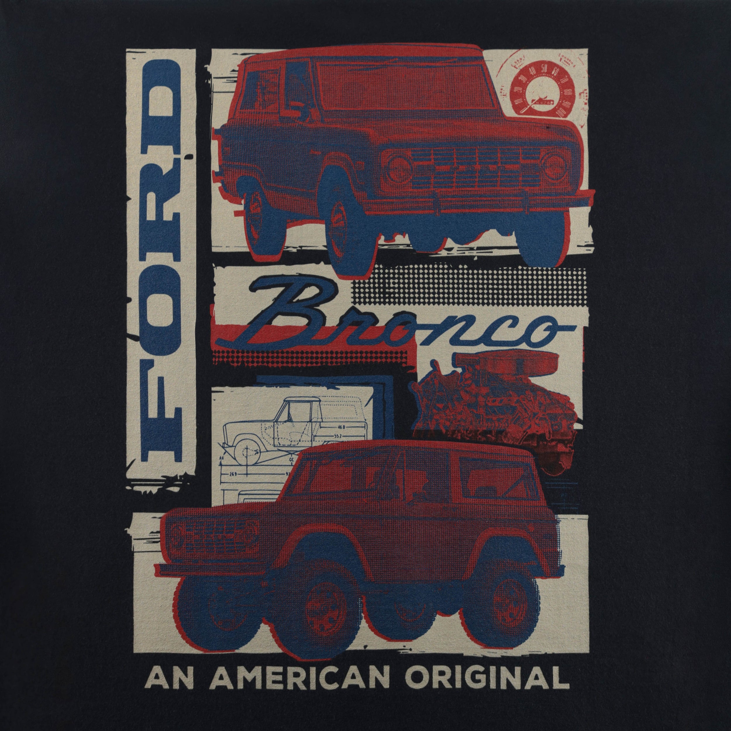 Ford Bronco American Original Made in the USA T-Shirt