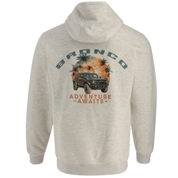 Ford Bronco Men's Adventure Awaits Pullover Hoodie