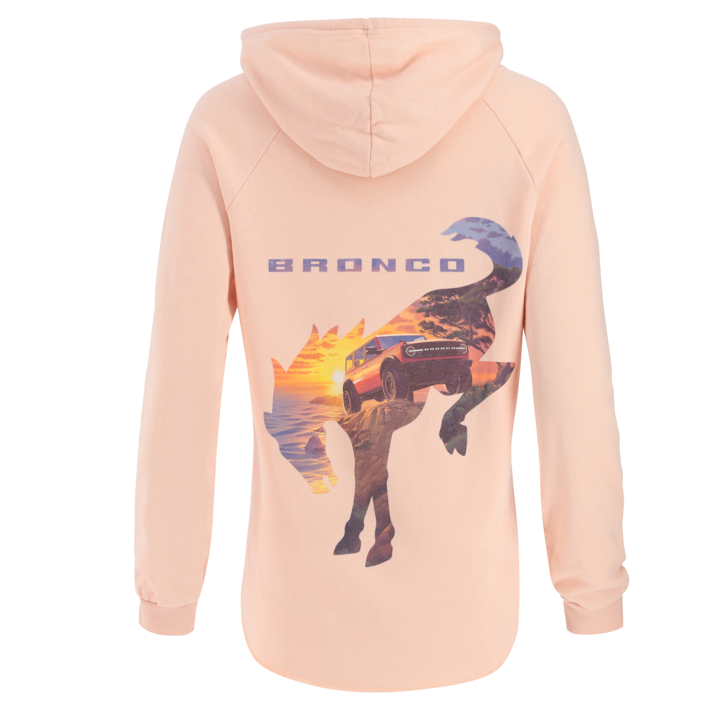 Ford Bronco Women's Beach Horse Pullover Hoodie