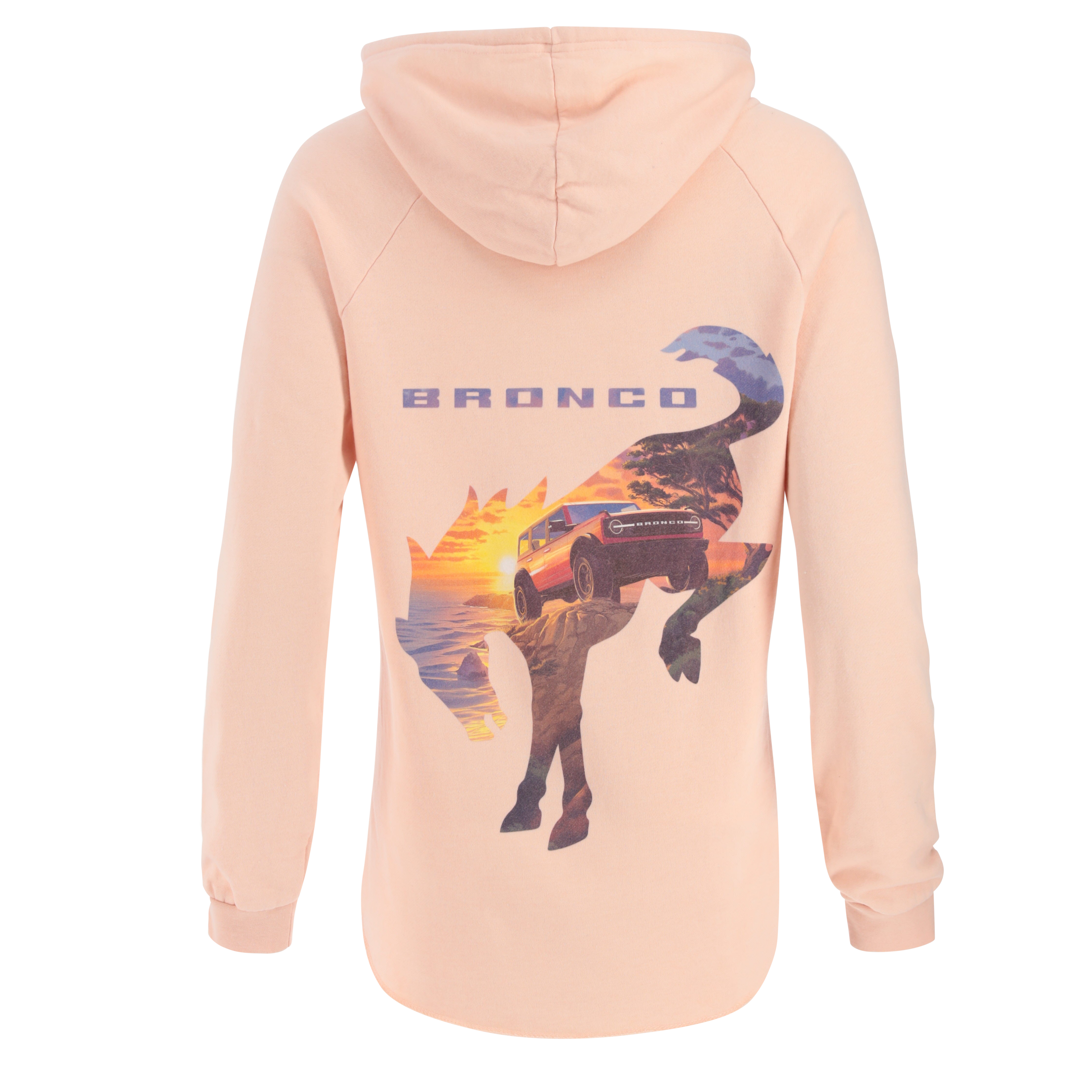 Ford Bronco Women's Beach Horse Pullover Hoodie