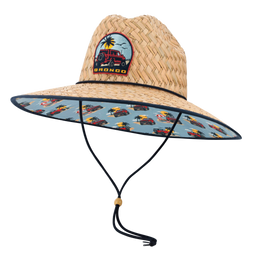 Ford Bronco Woven Straw Patch Hat