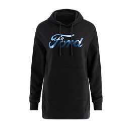 Ford Script Women's Longer Length Pullover Hoodie